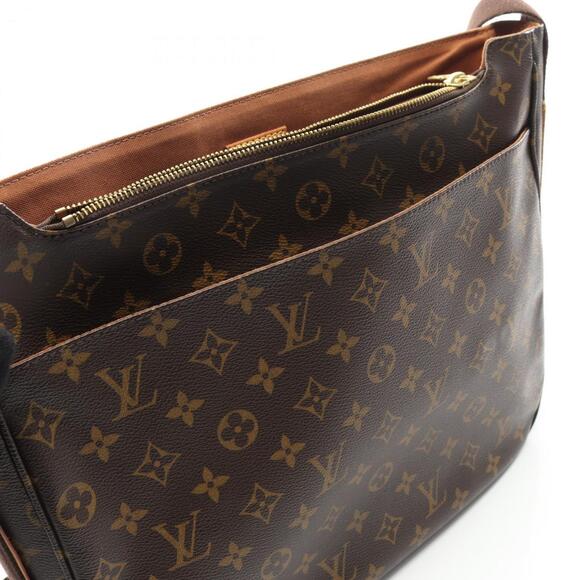 LOUIS VUITTON Brown Monogram Coated Canvas Messenger Shoulder Bag - Picture 10 of 10